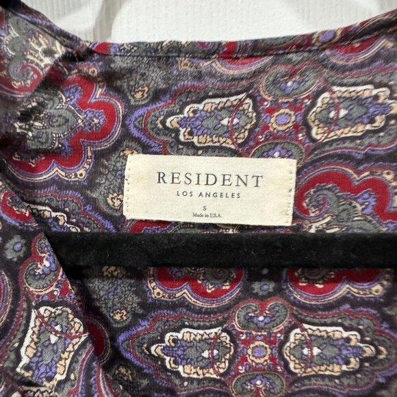 Women’s RESIDENT Los Angeles Maxi Dress Size Small‎ S Multicolor - Picture 10 of 10